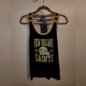 New Orleans Saints NFL tank top. NWT, size Large
